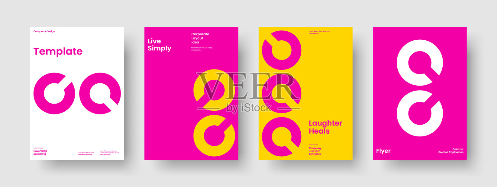 创意传单设计。抽象海报布局。现代背景模板。书的封面。横幅。业务演示。报告。手册。杂志。日报》。投资组合。笔记本。时事通讯。小册子插画图片素材