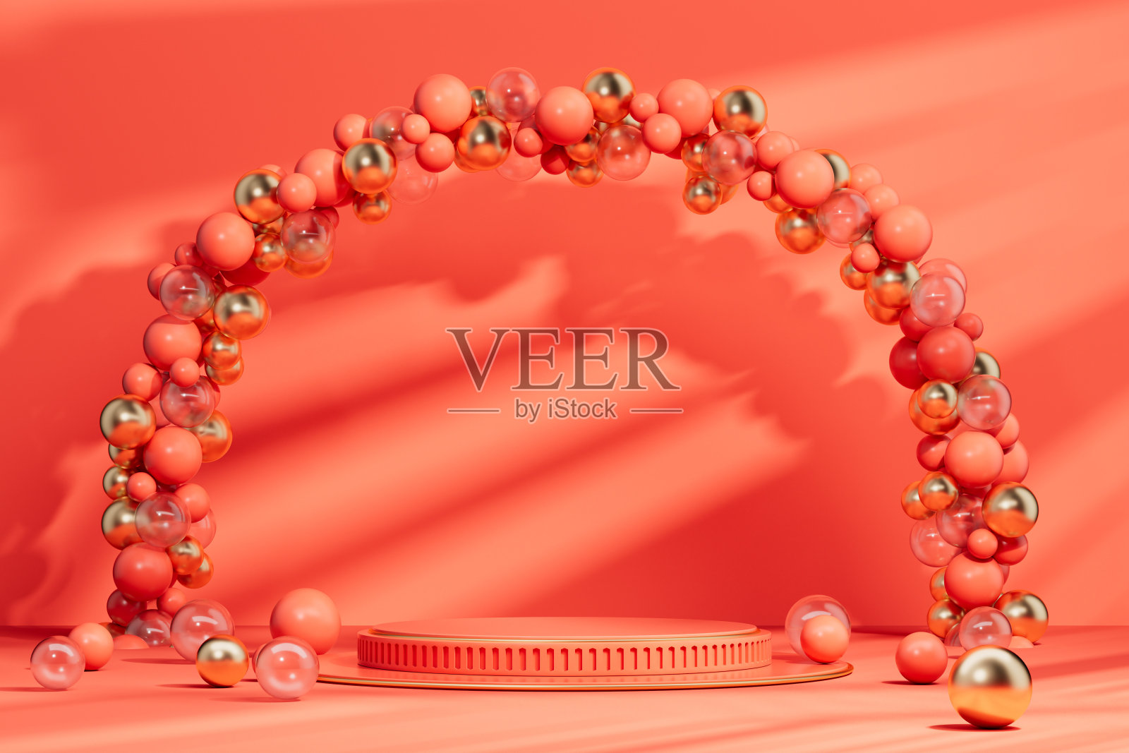 3d渲染气球标题图照片摄影图片