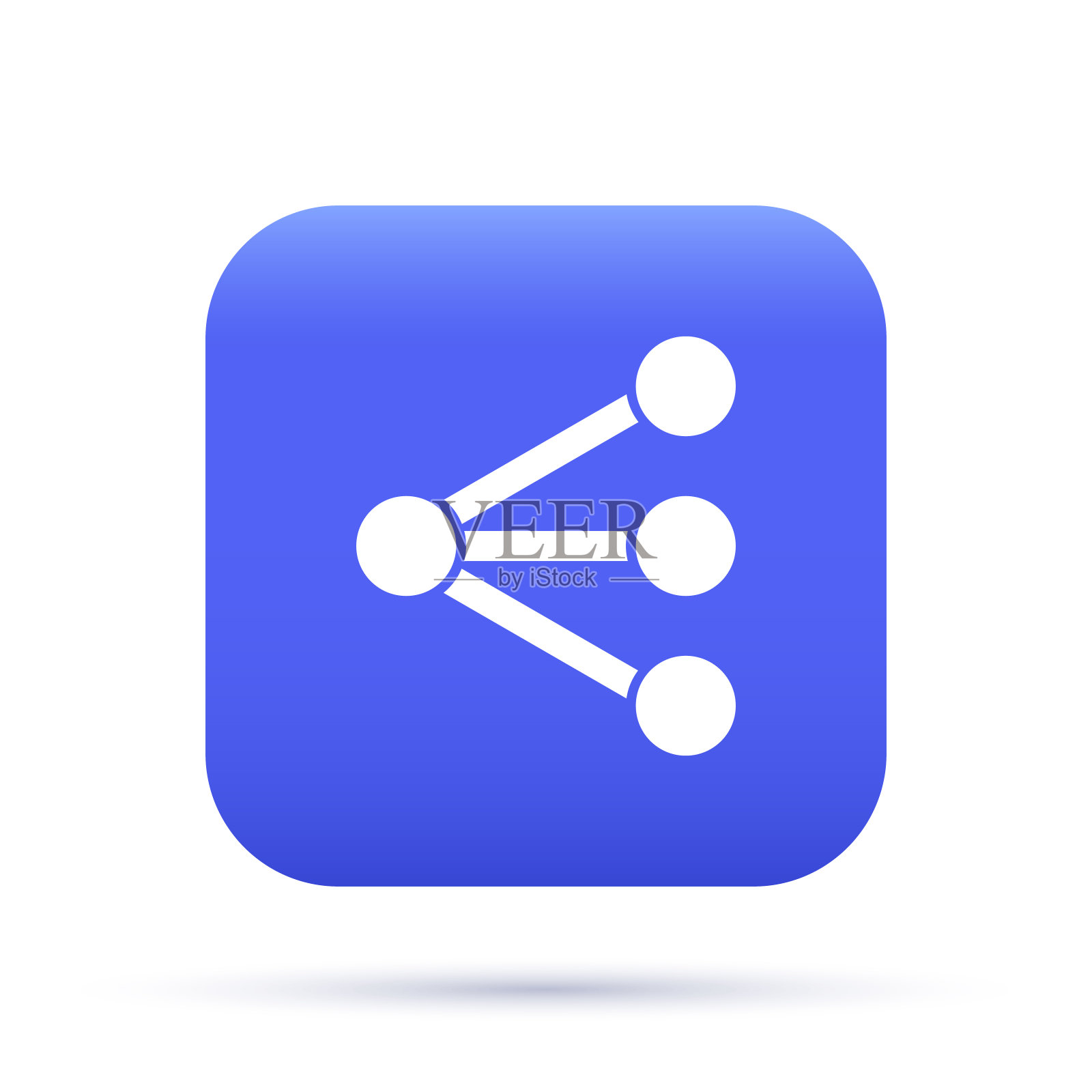 神经网络三维矢量图标插画图片素材