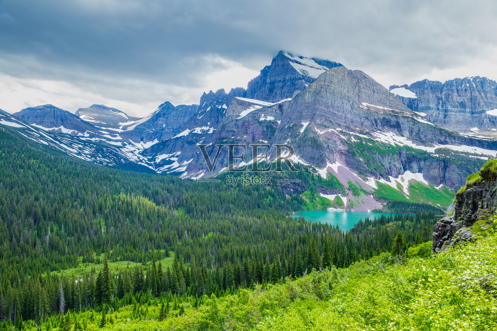 蒙大拿冰川公园照片摄影图片