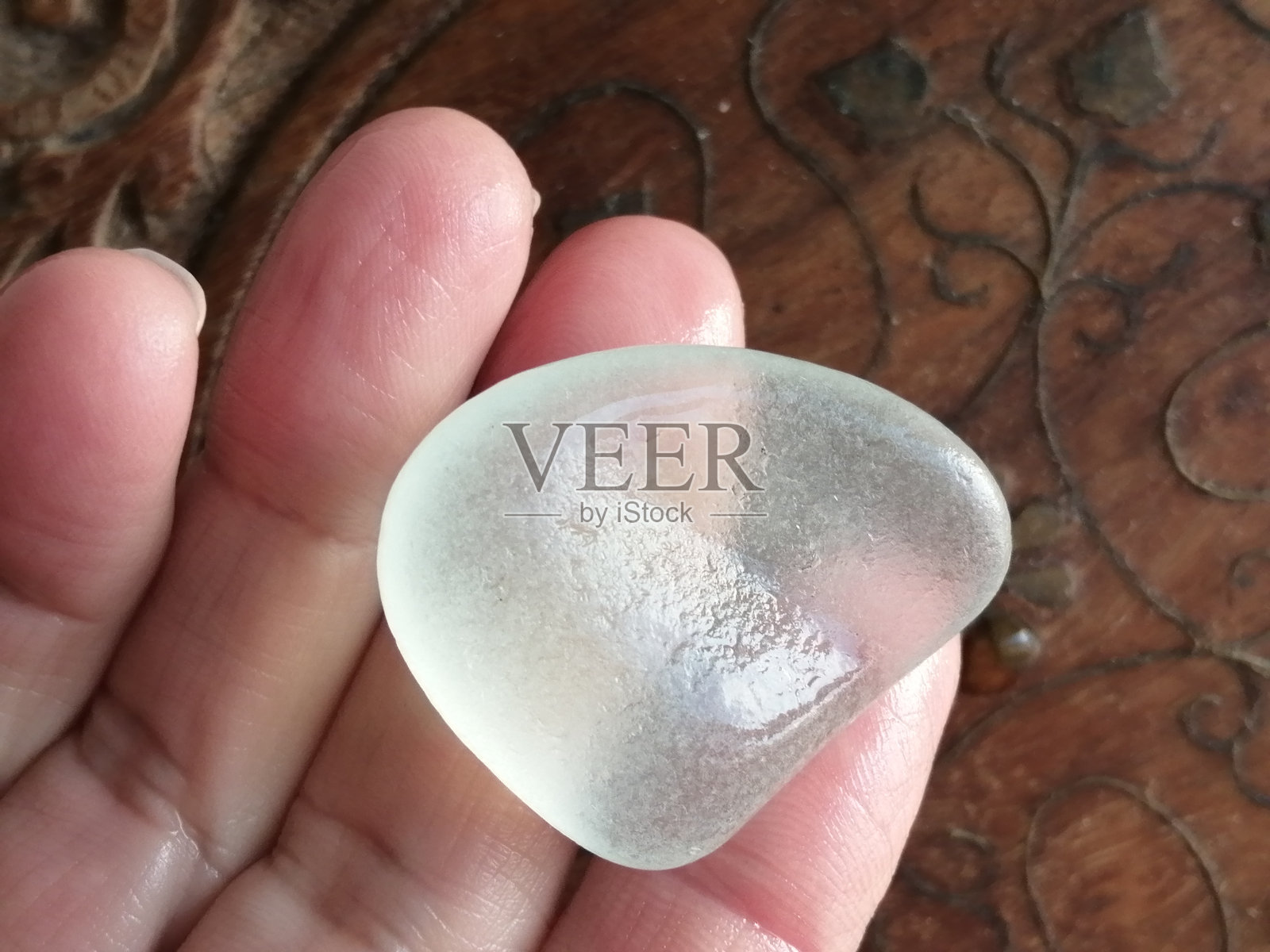 白色海玻璃照片摄影图片