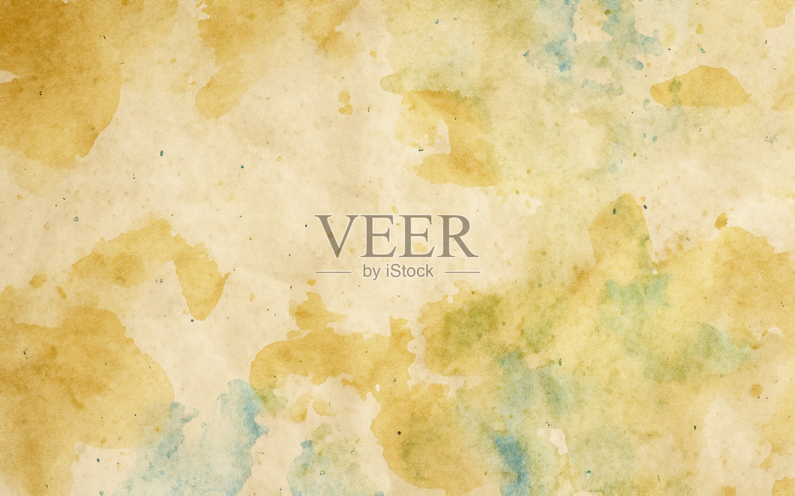 抽象表达:迷人的水彩垃圾和复古纹理插画图片素材