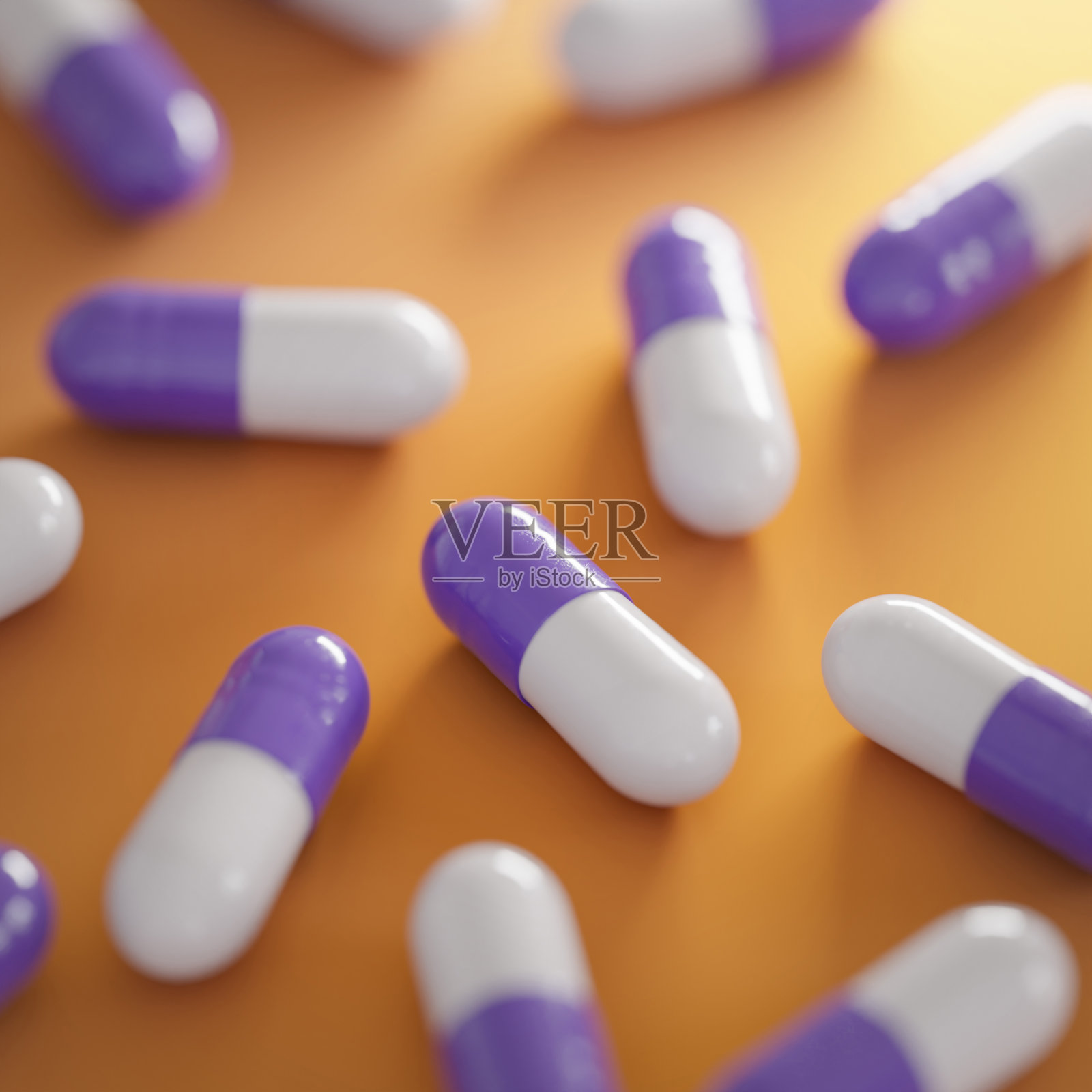 医疗胶囊。照片摄影图片