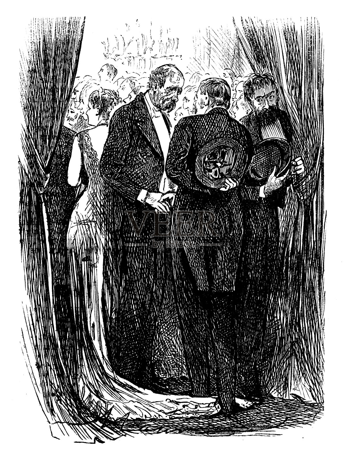 英国讽刺漫画插画图片素材