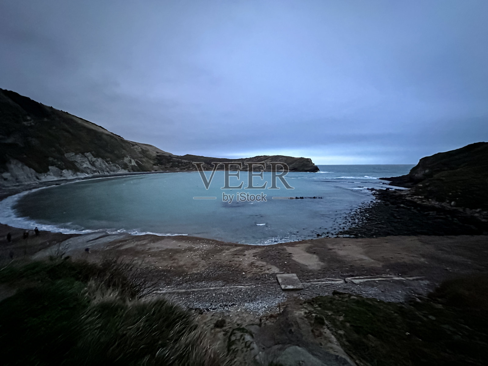 冬天的卢沃斯湾和海滩景色照片摄影图片