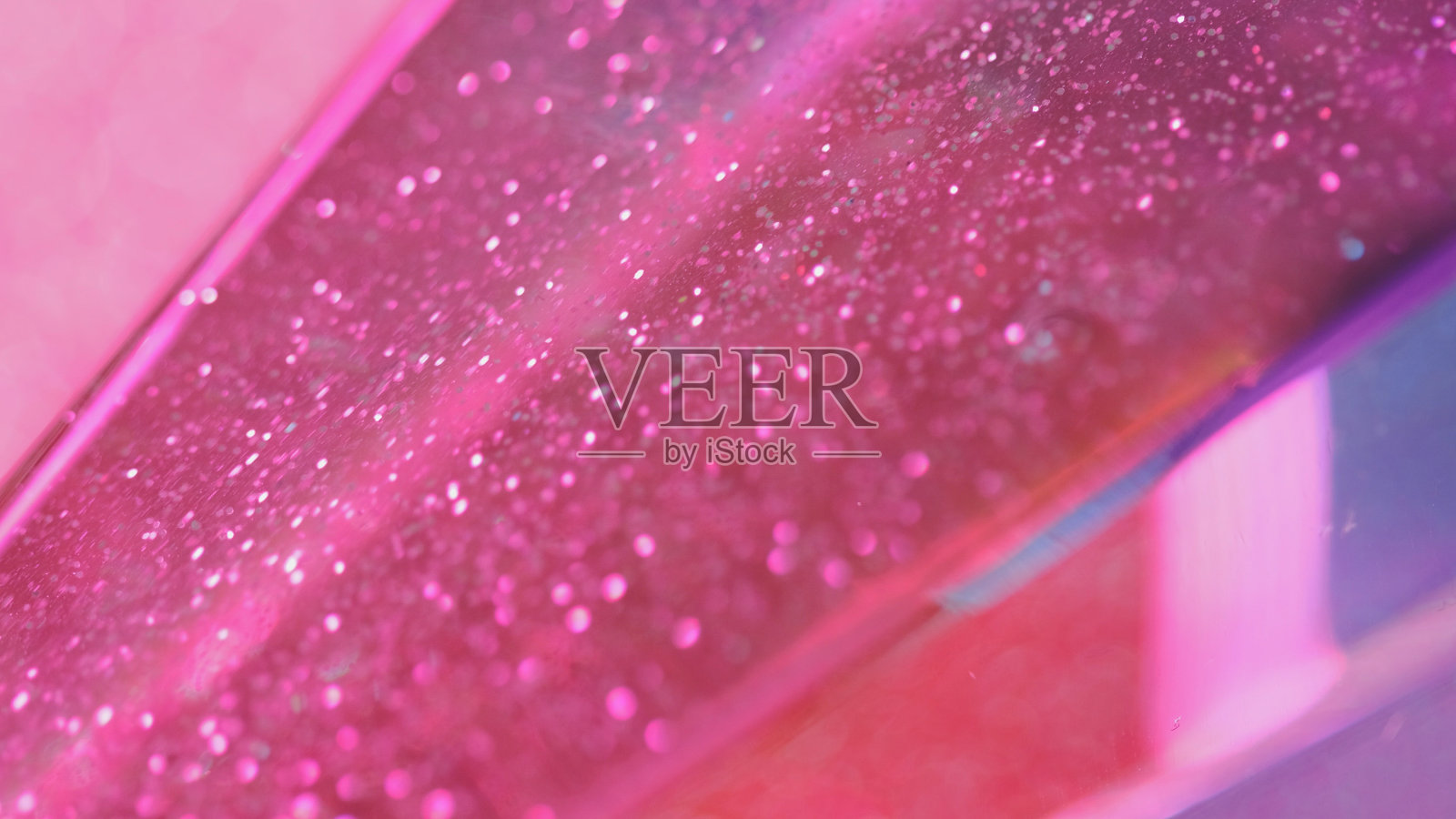 散景灯闪烁粉红色散焦光点照片摄影图片