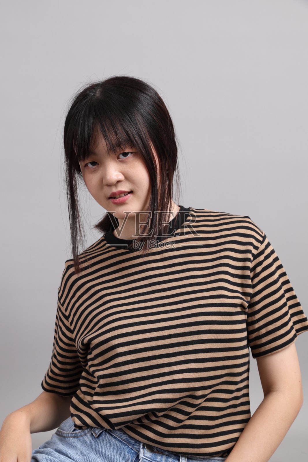 可爱的亚洲女人照片摄影图片