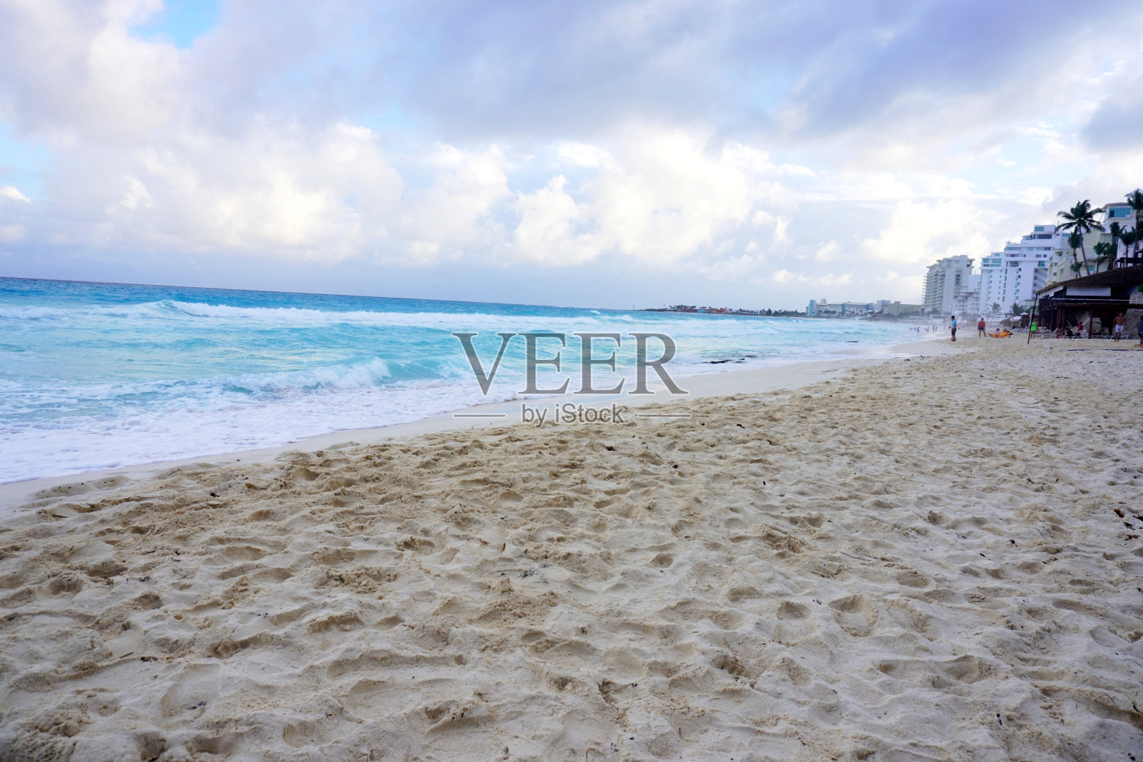 坎昆沙滩照片摄影图片