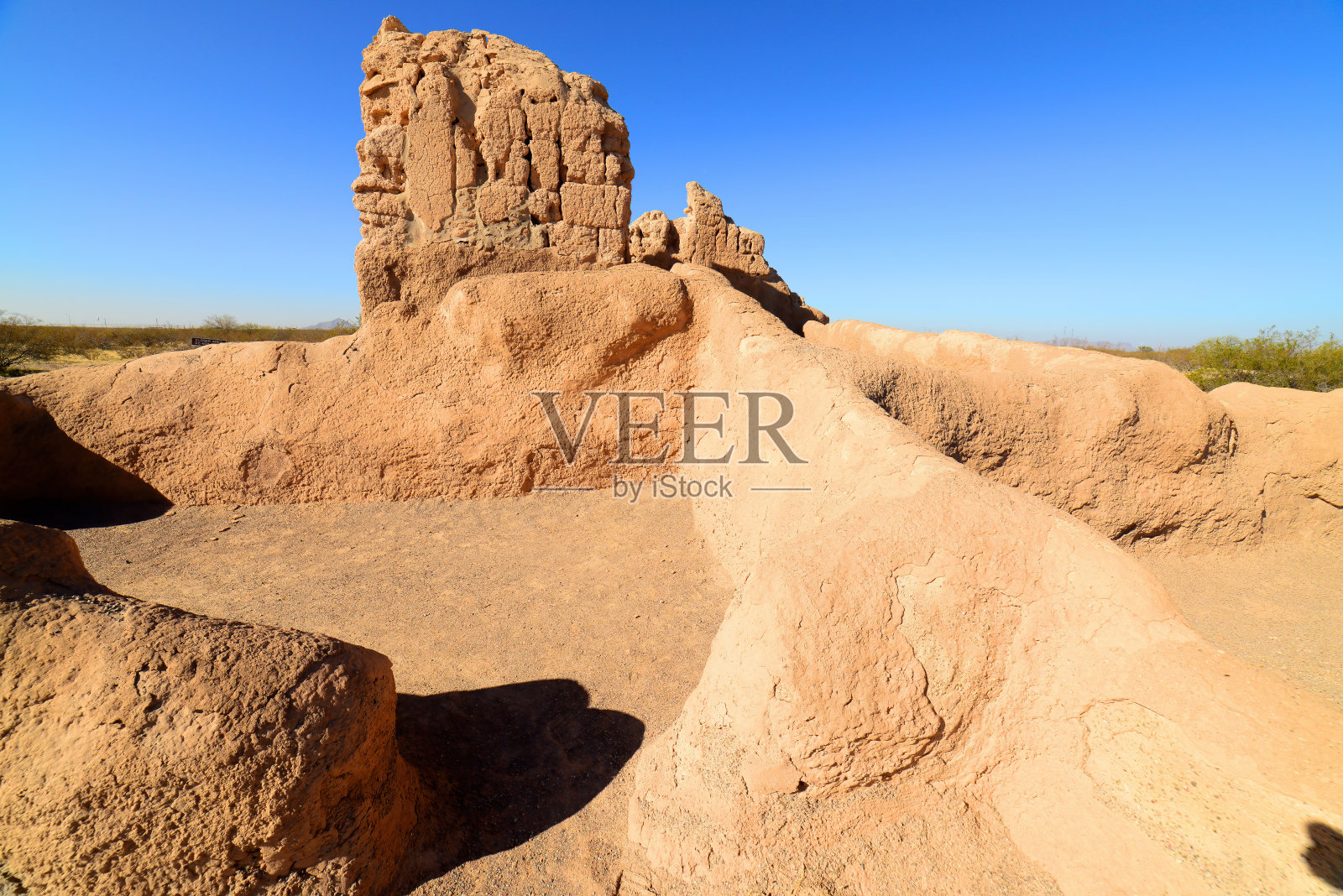 古卡萨格兰德遗址国家纪念碑照片摄影图片