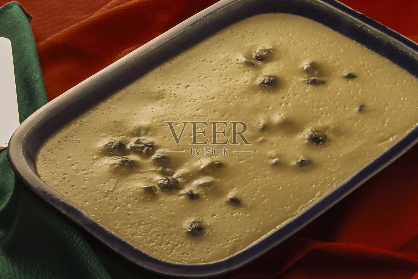 传统的哥伦比亚圣诞蛋奶冻照片摄影图片