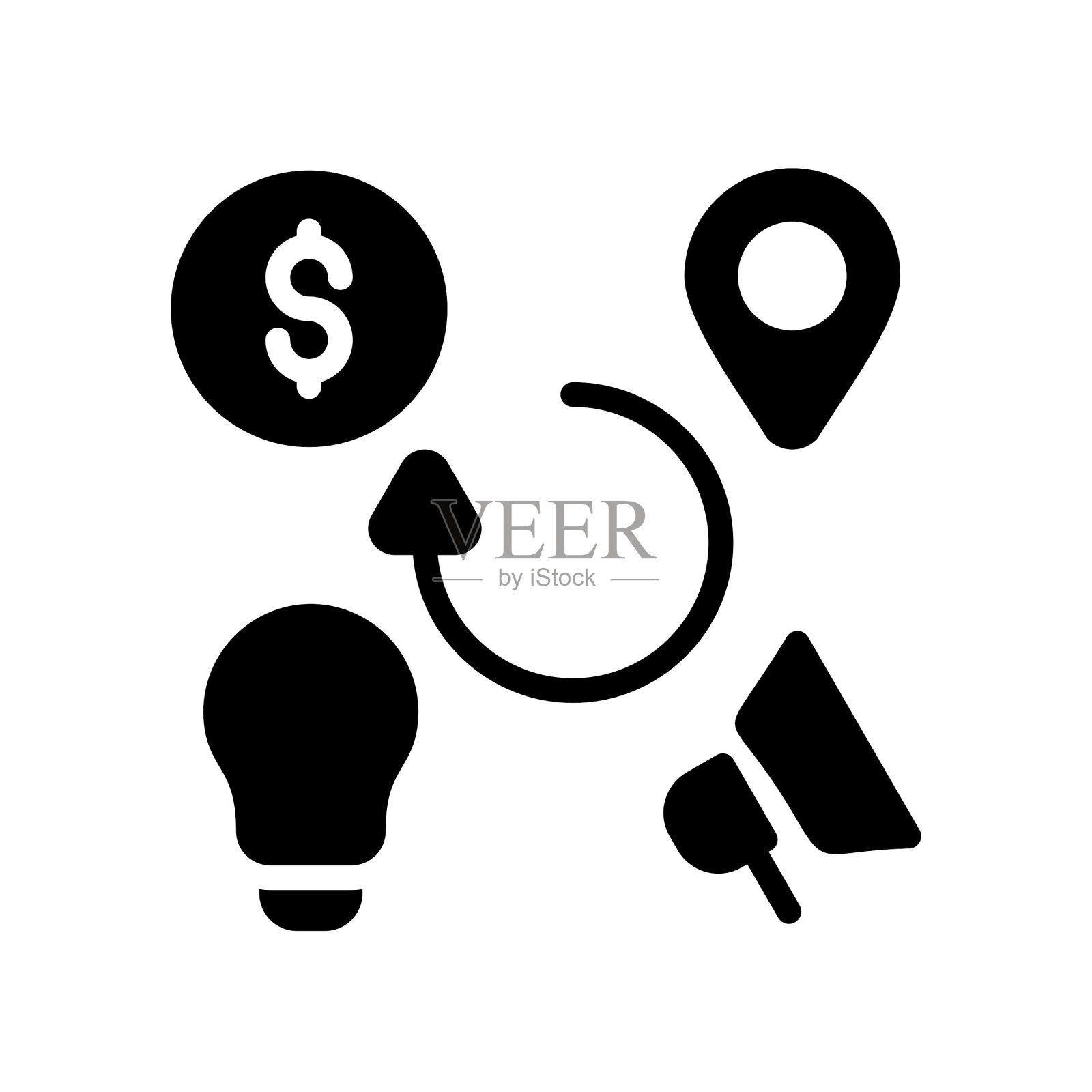 4 ps图标插画图片素材