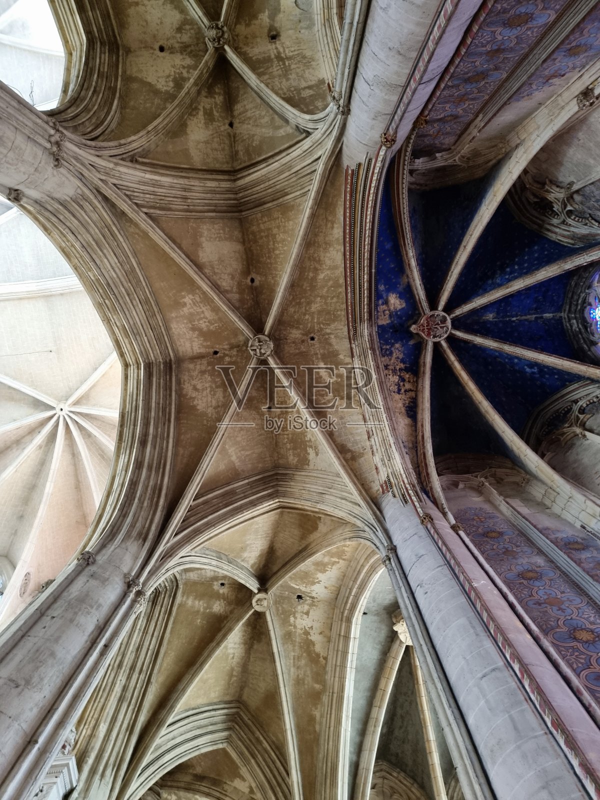 哥特肋拱顶照片摄影图片