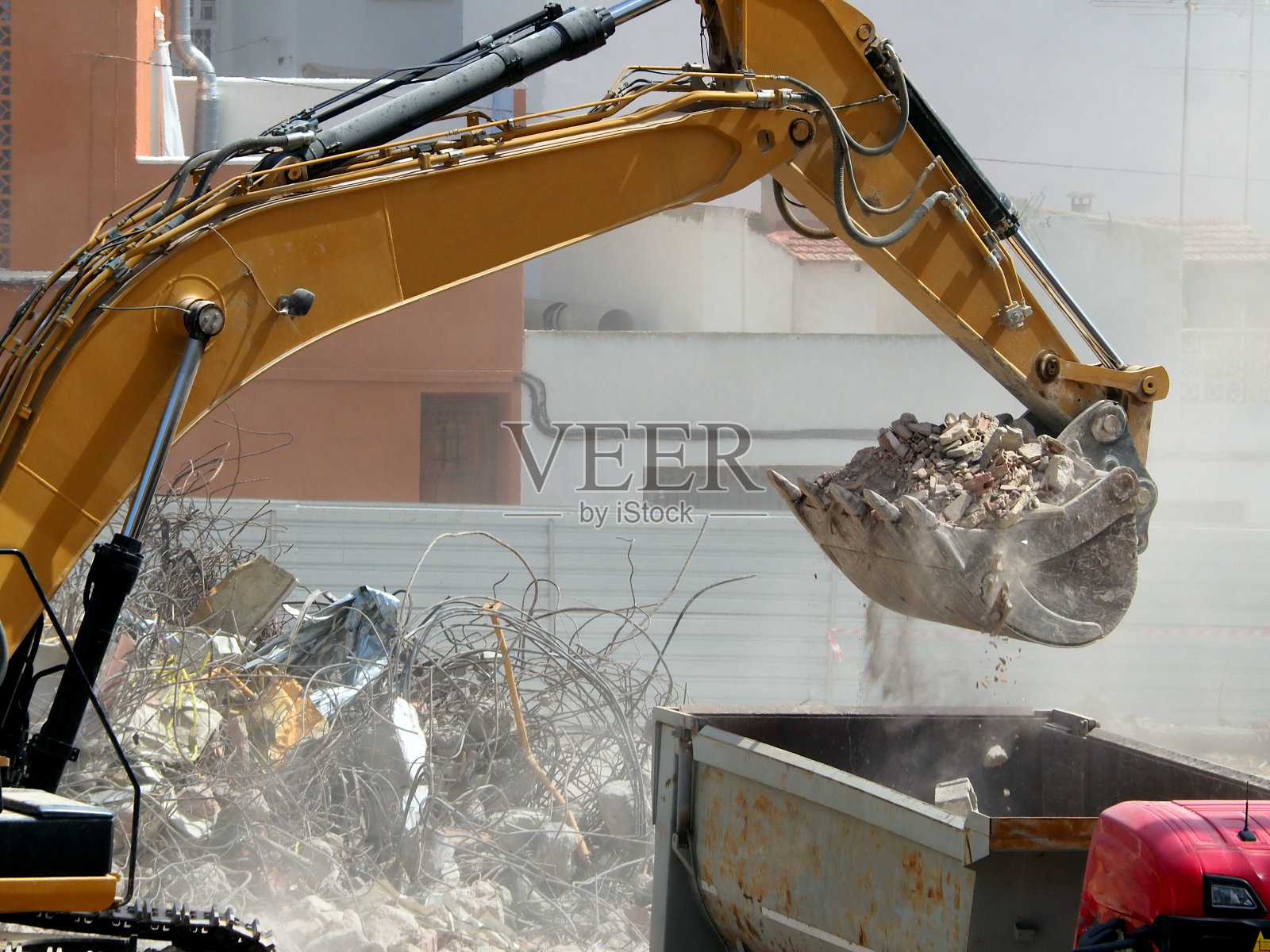 建筑工地清关照片摄影图片