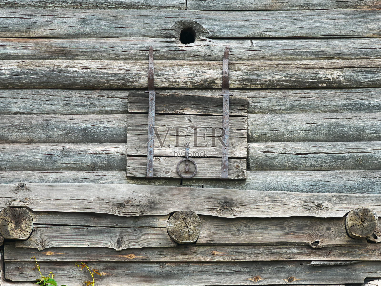 旧木堡的封闭漏洞照片摄影图片