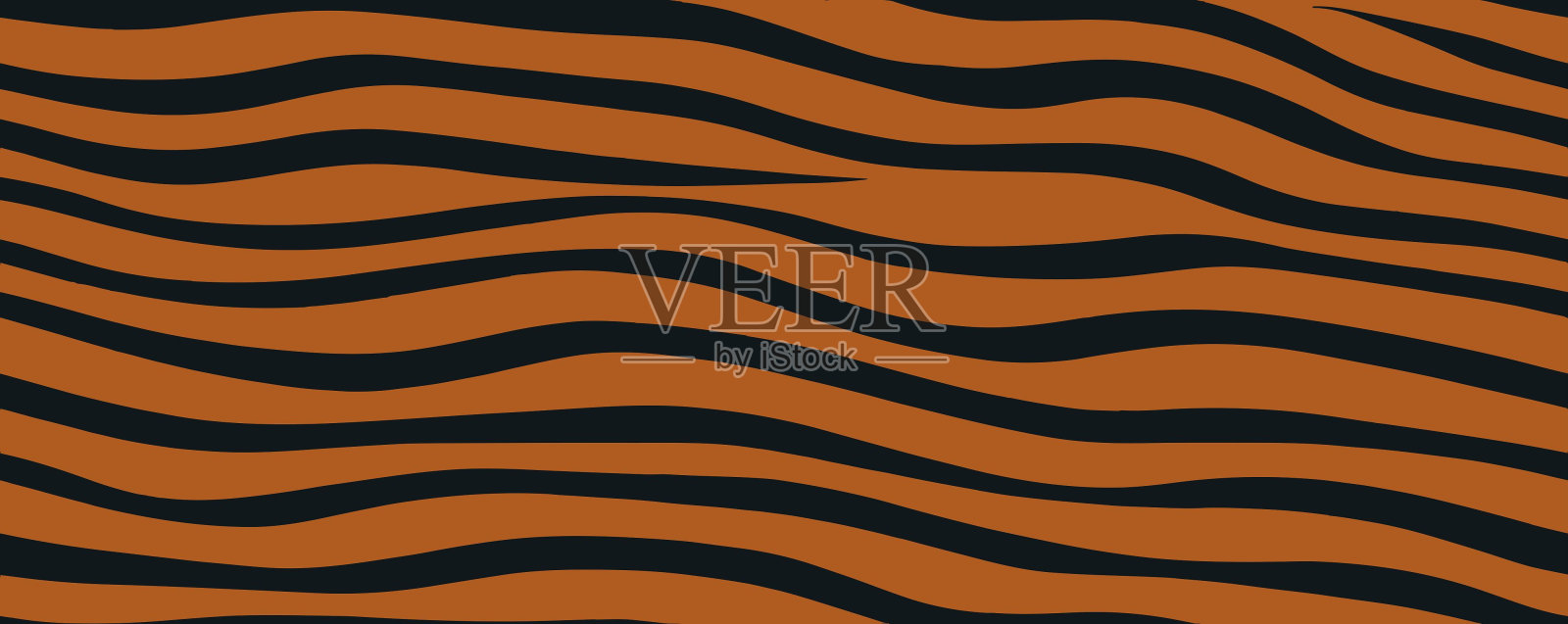 老虎条纹,不规则形状的抽象背景。老虎,美洲虎,豹子,猎豹,黑豹的皮毛。插图。无缝地重复。动物图案。插画图片素材