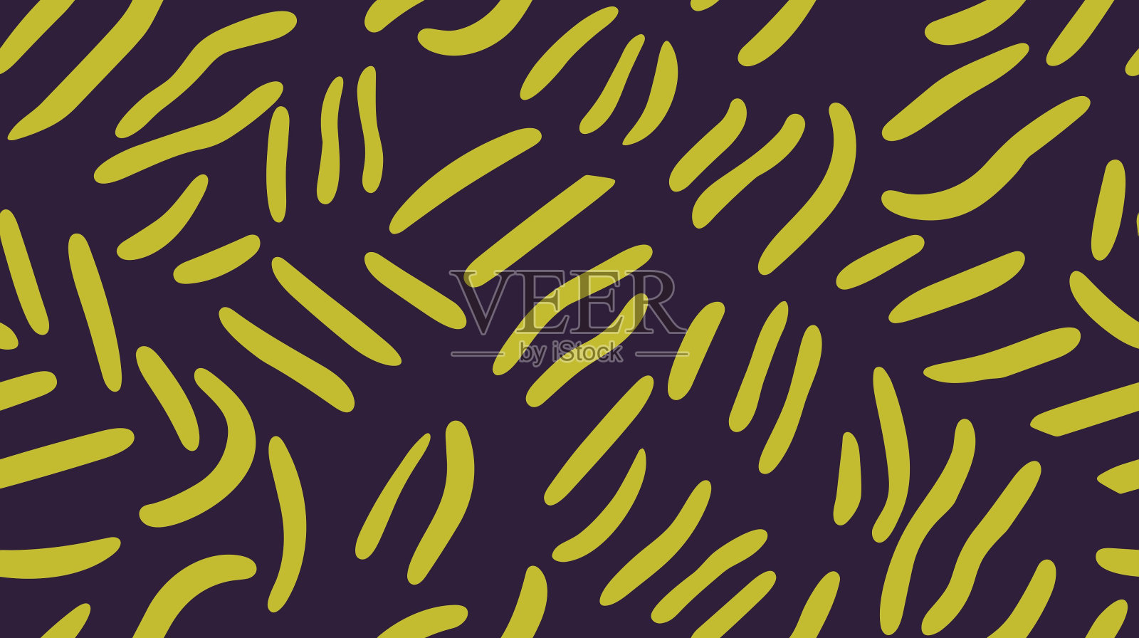 简单的矢量插图。彩色抽象背景线矢量模板。抽象的背景。抽象的纹理。有趣的彩色线条涂鸦无缝图案。插画图片素材