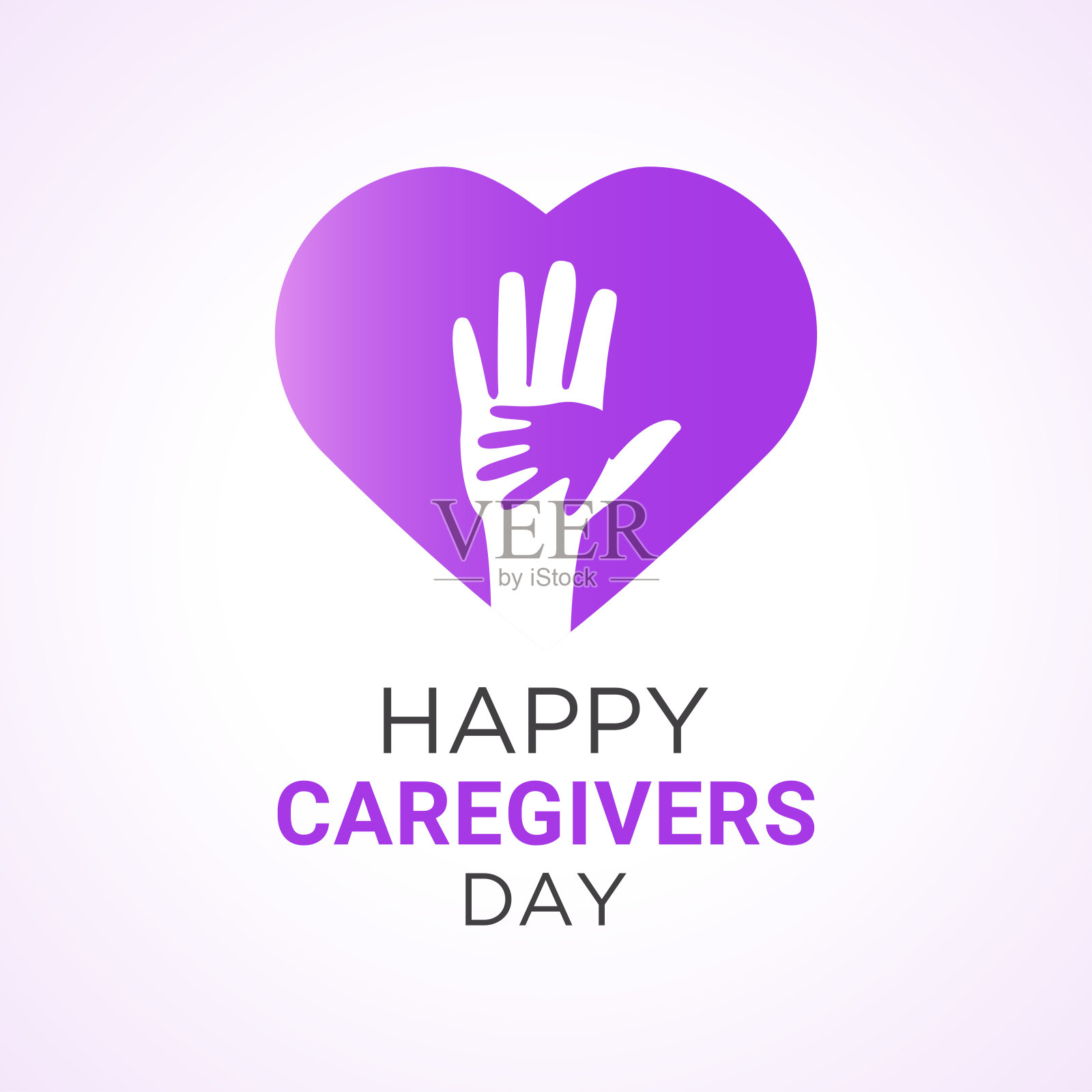 每年的2月16日为国家护理员日。健康和医疗意识矢量模板横幅,卡片,海报和背景设计。矢量插图。插画图片素材