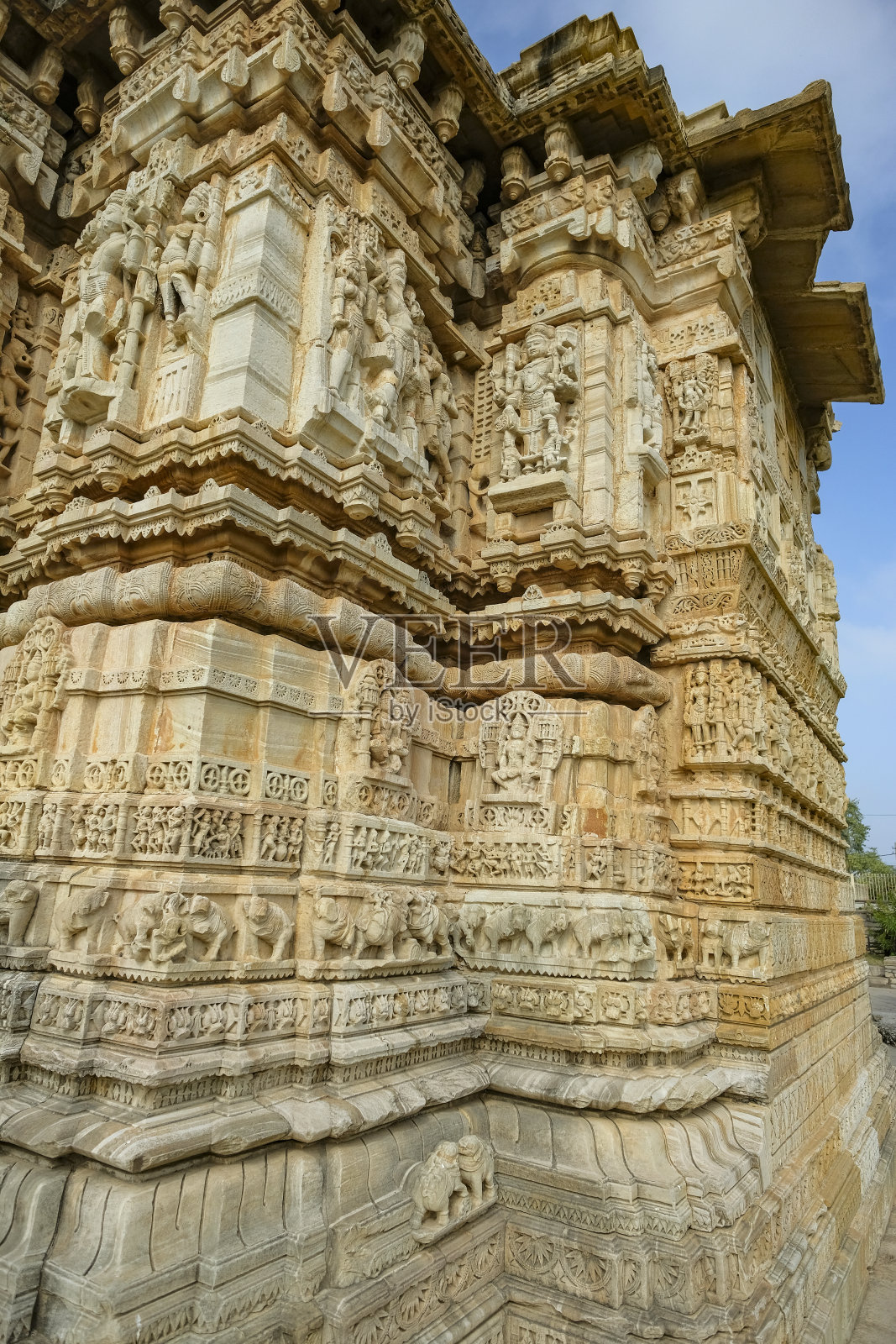 印度拉贾斯坦邦的Chittorgarh堡照片摄影图片