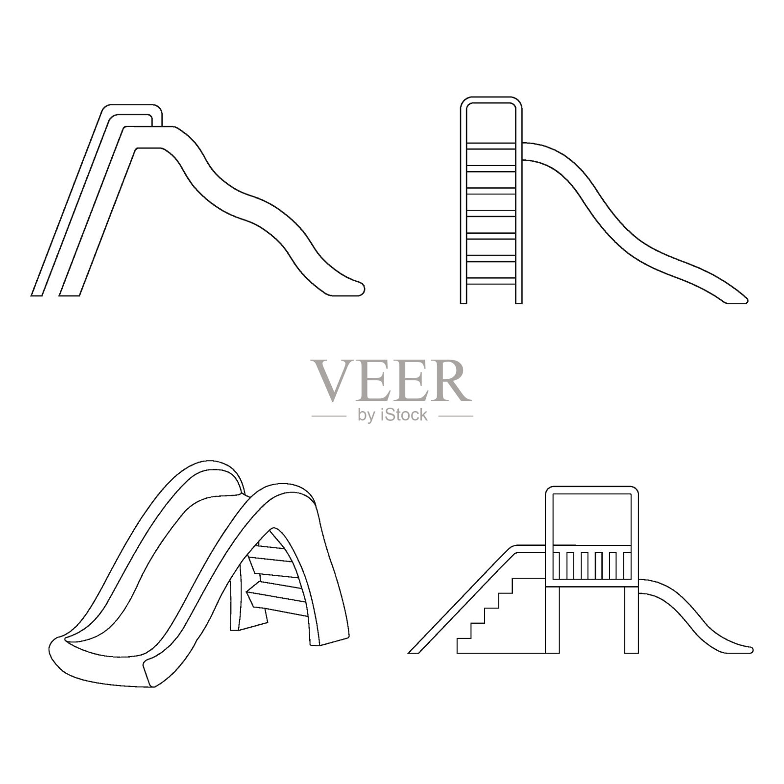 儿童幻灯片图标矢量插图设计插画图片素材