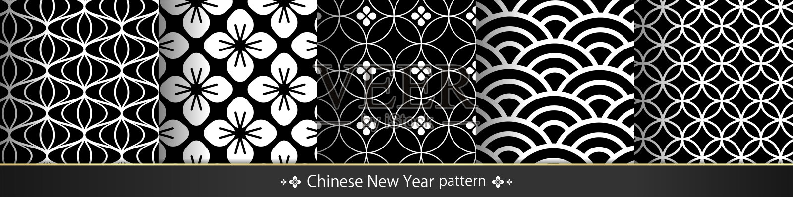 中国新年图案插画插画图片素材