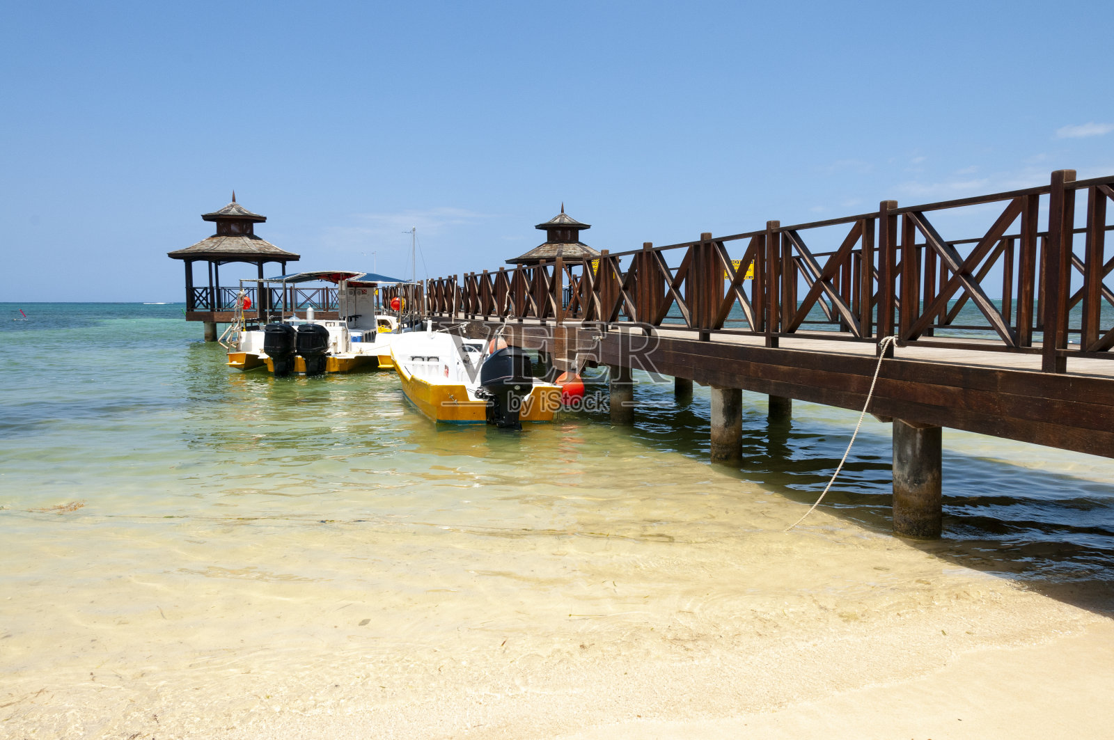 牙买加海滩照片摄影图片