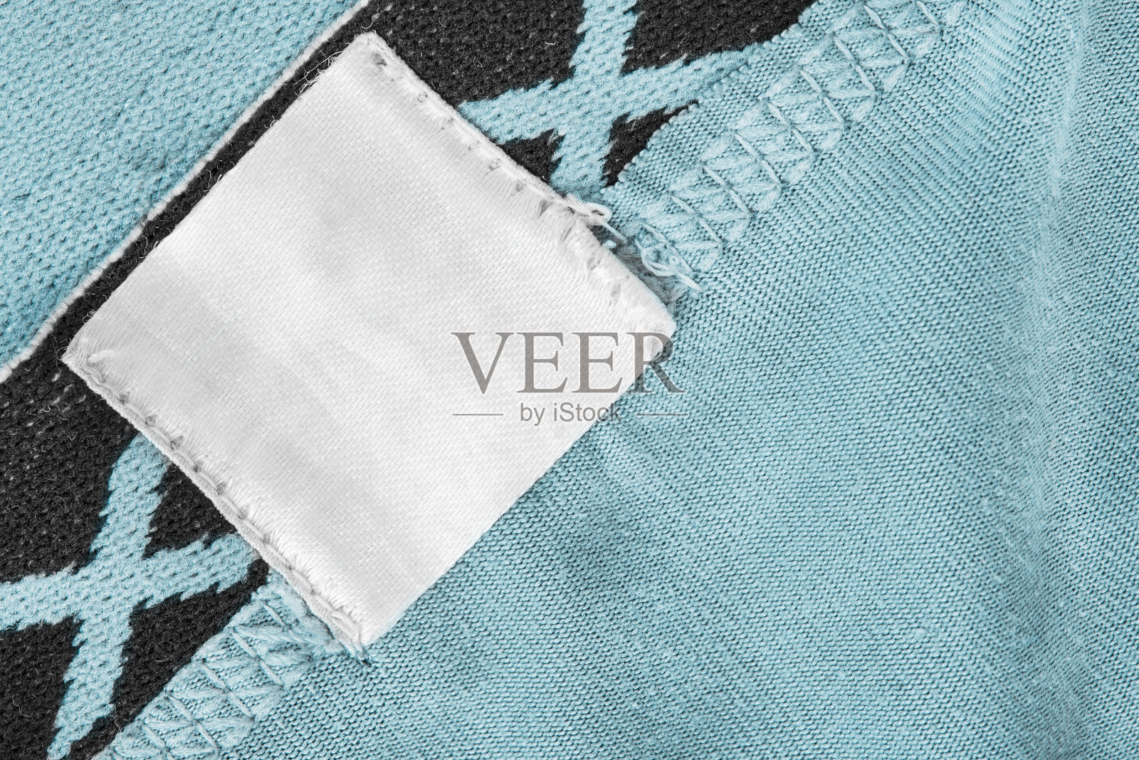 空白衣服标签照片摄影图片