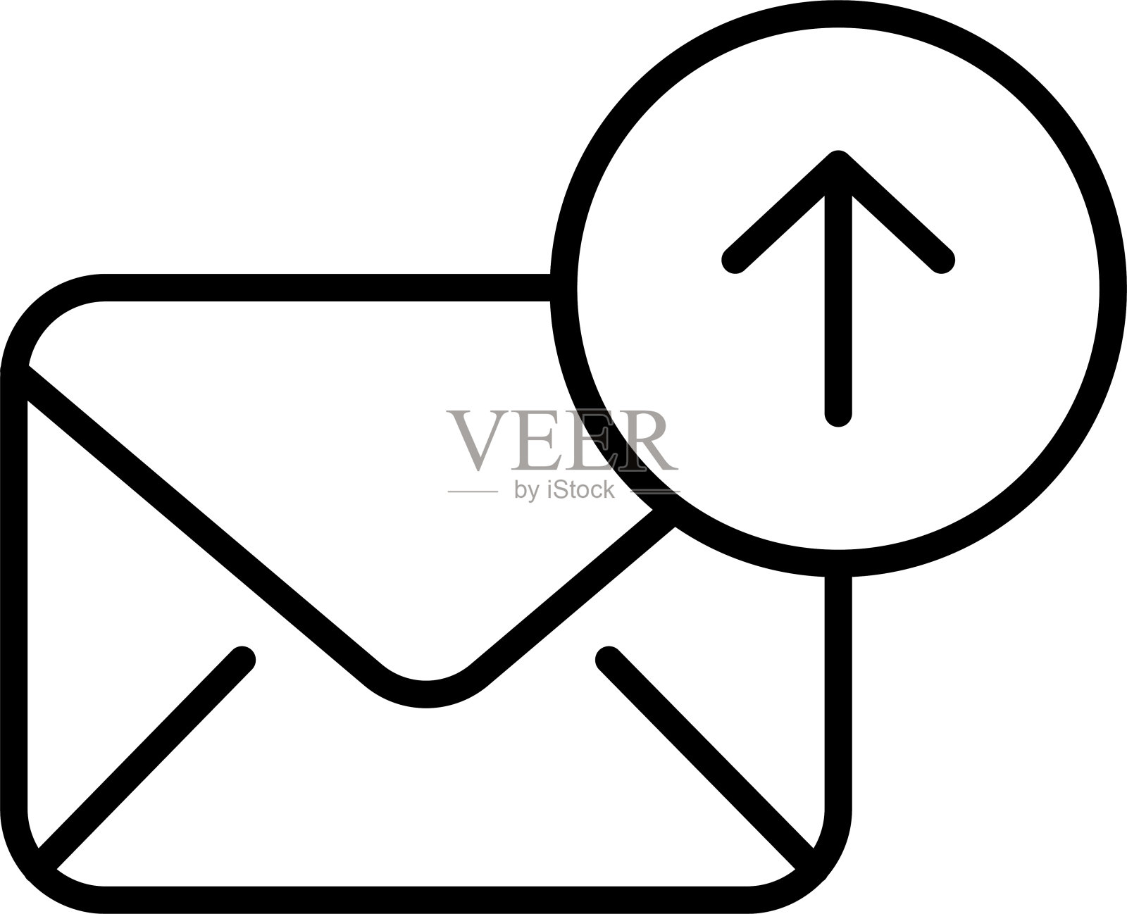 上传邮件大纲矢量插图图标插画图片素材