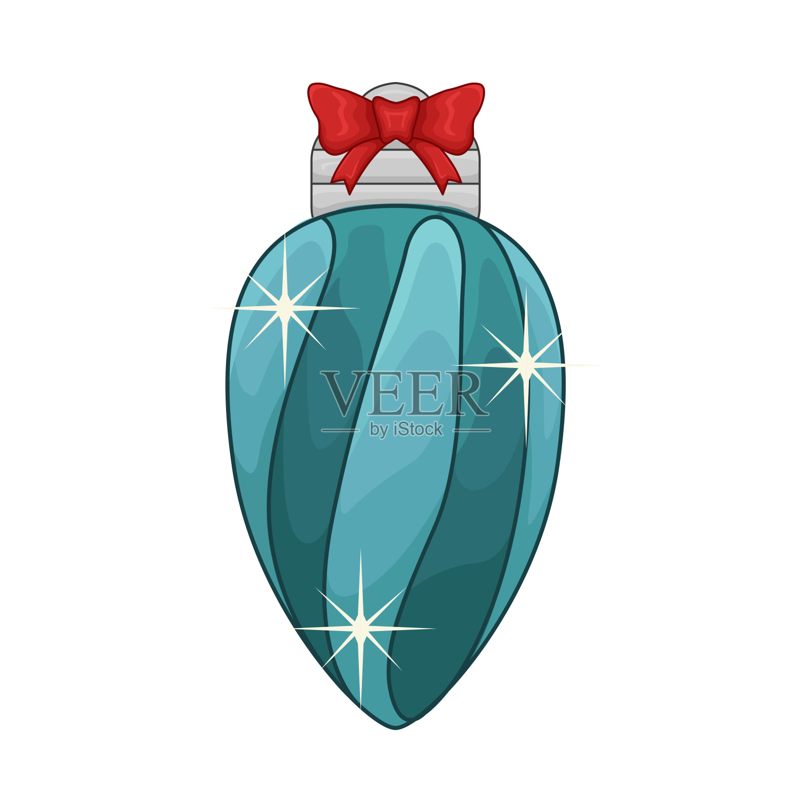 圣诞灯插画图片素材