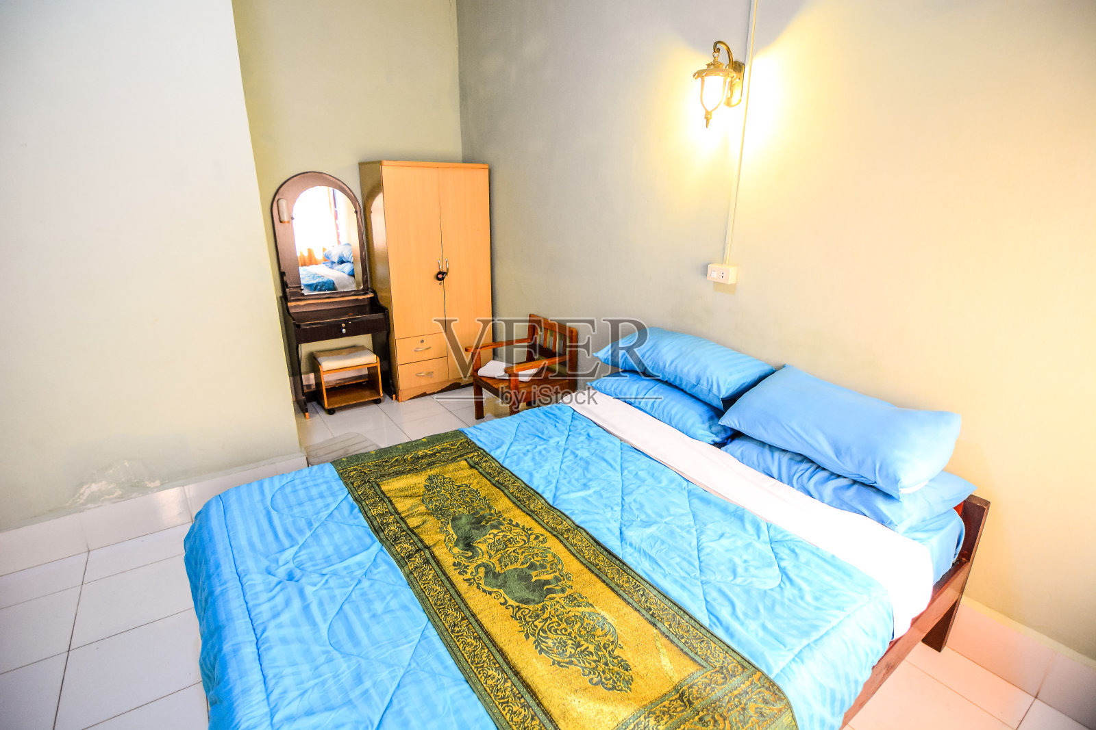 酒店房间的内部,美丽的照片拍摄于泰国,亚洲照片摄影图片