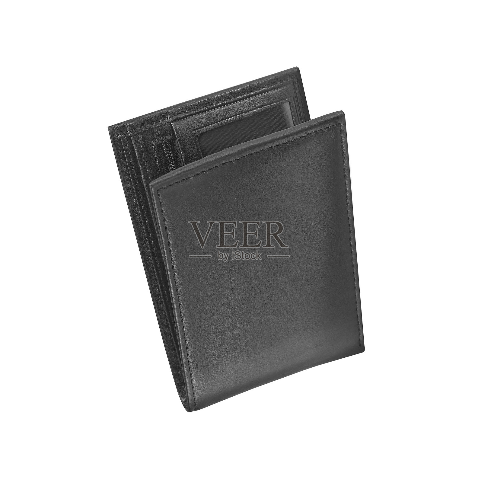 黑色钱包被隔离照片摄影图片