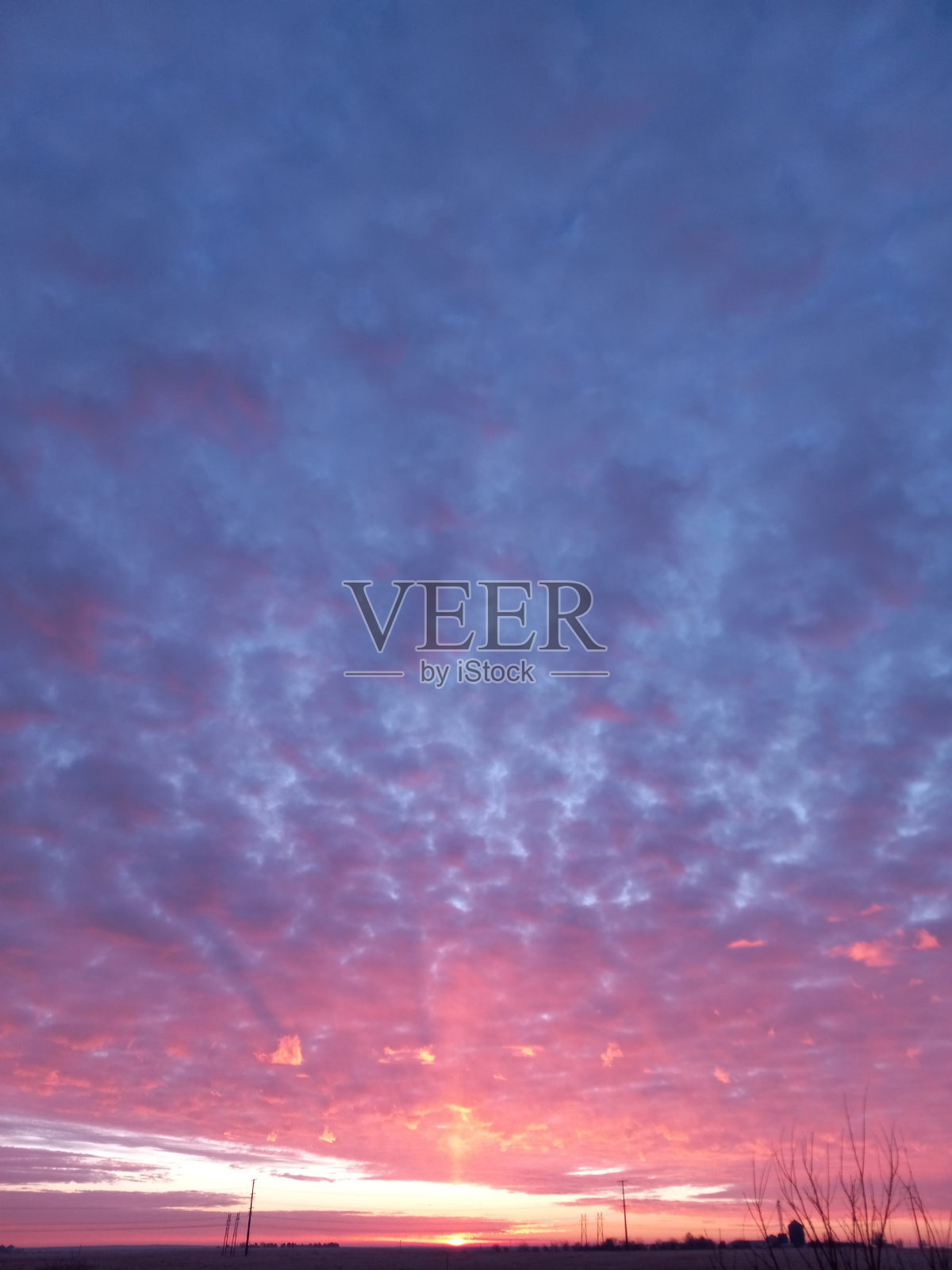 科罗拉多日出2024年1月24日照片摄影图片