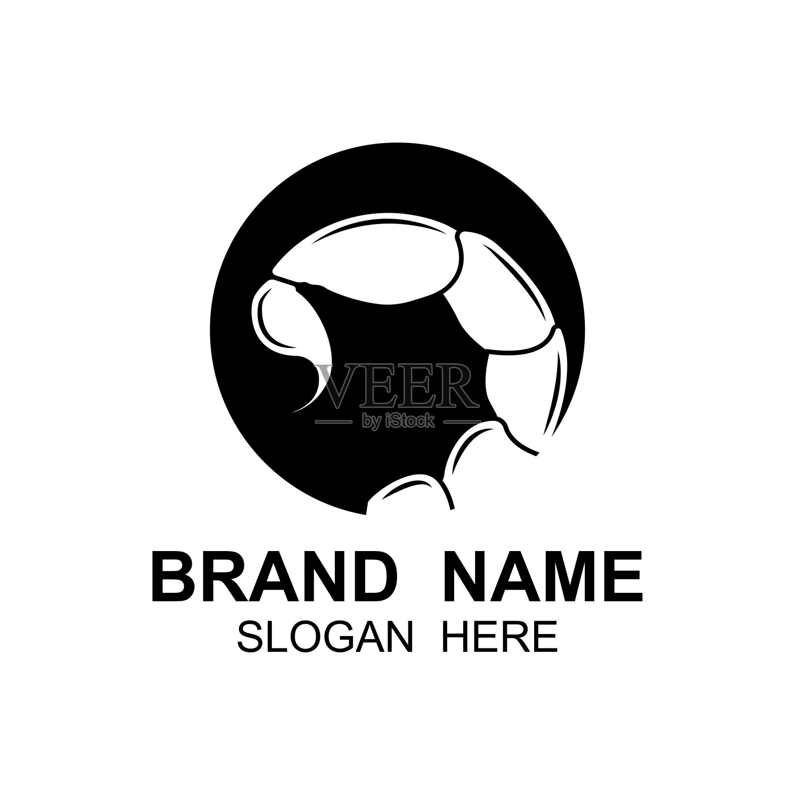 蝎子标志矢量图标说明模板。插画图片素材