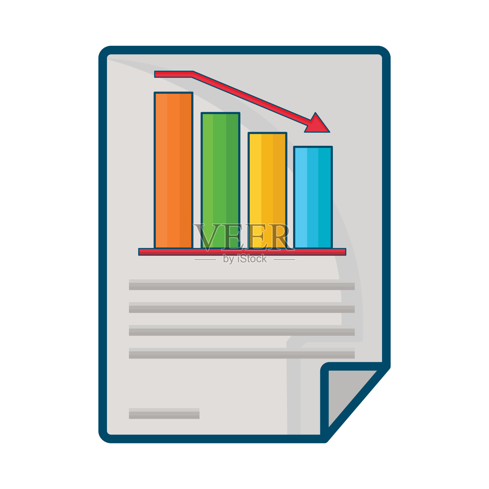 统计插画图片素材