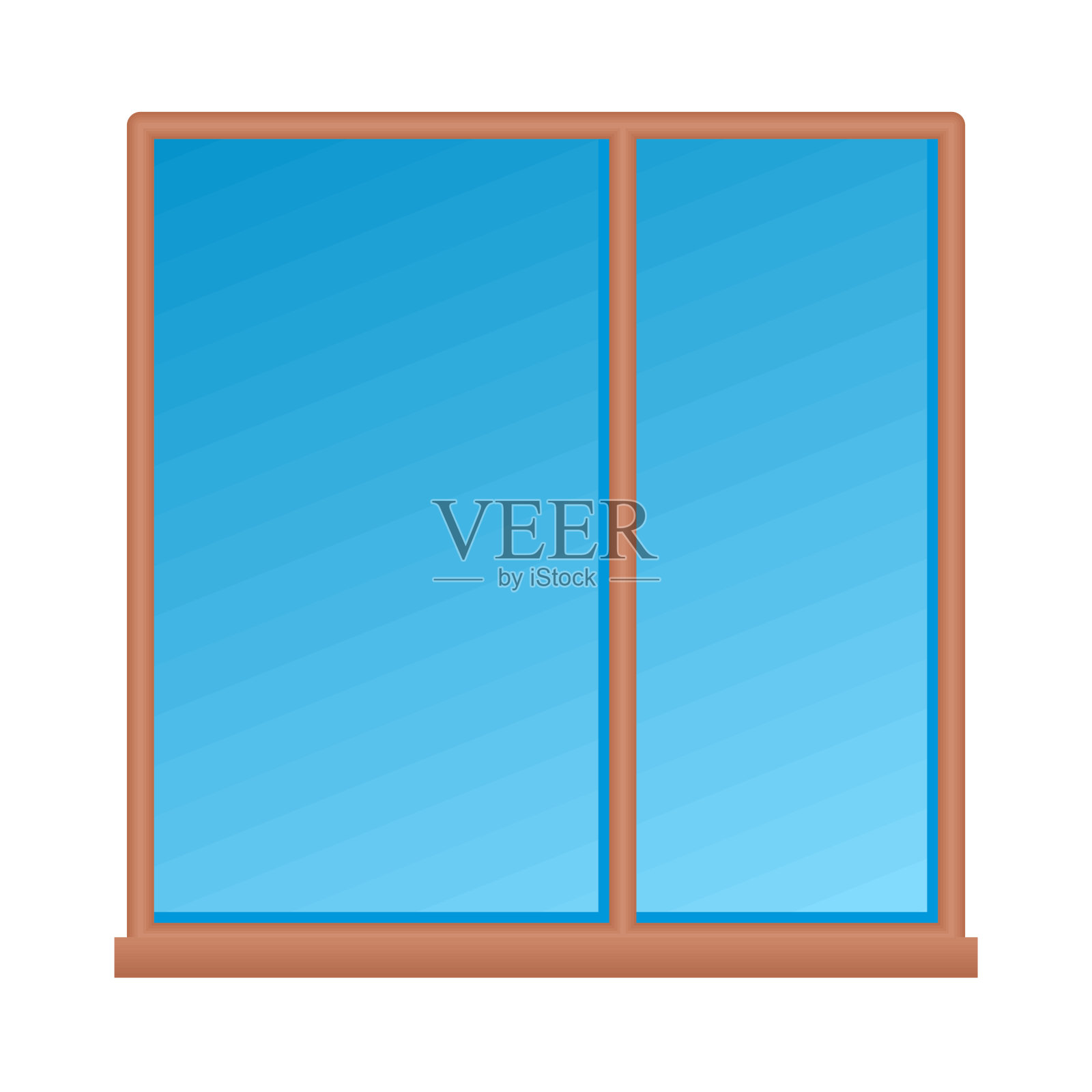 窗口插画图片素材