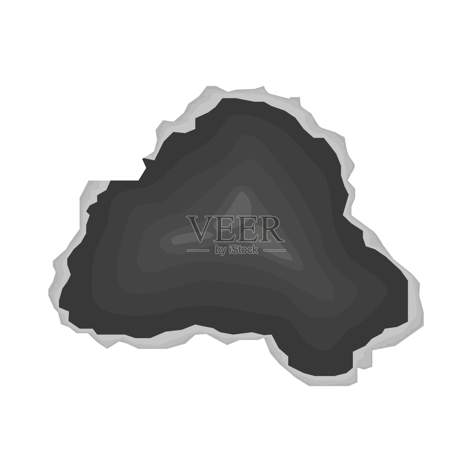 撕纸插画图片素材