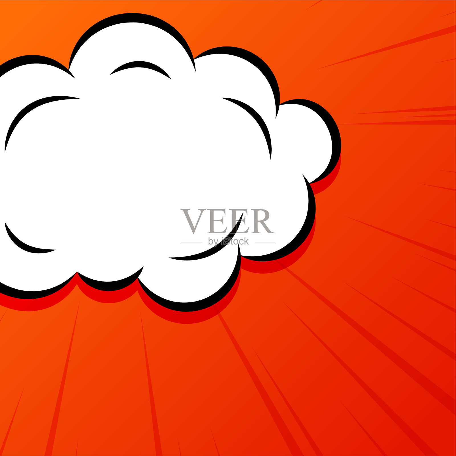 抽象的空聊天气泡框架背景漫画杂志插画图片素材