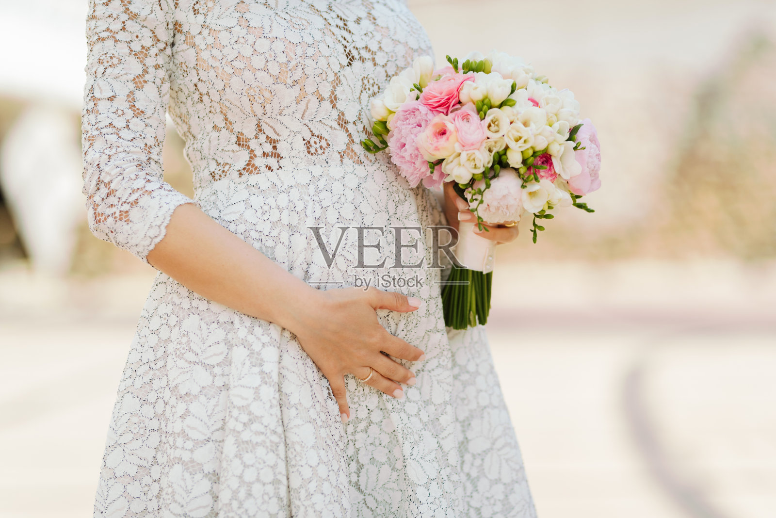 一位孕妇的特写照片摄影图片