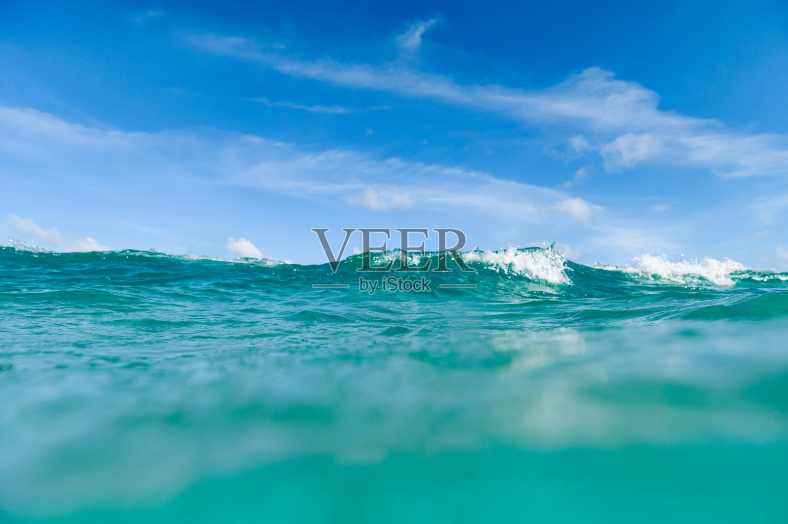 海洋风光水下海天照片摄影图片