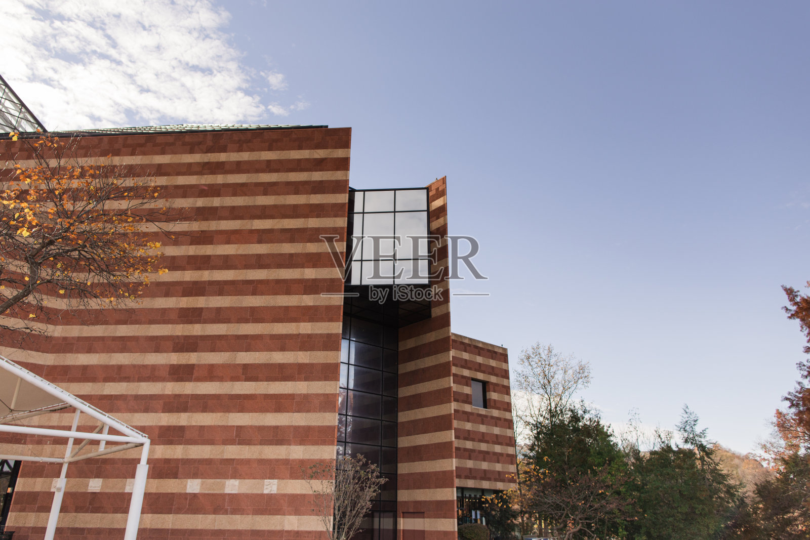 2023年秋天感恩节期间,田纳西州查塔努加的建筑照片摄影图片