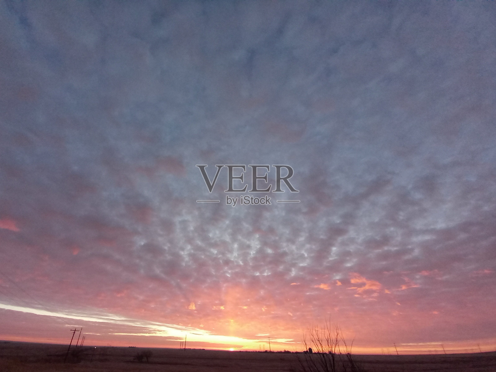 科罗拉多日出2024年1月24日照片摄影图片