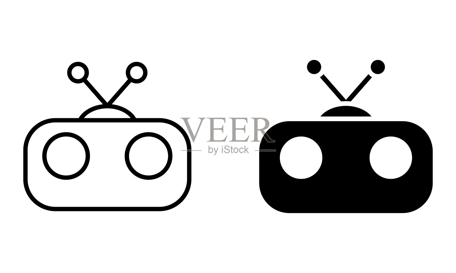 机器人图标插画图片素材