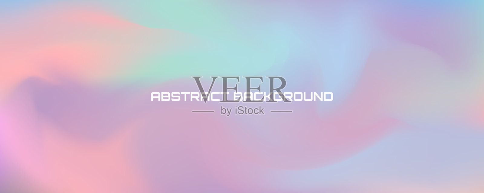 模糊多色渐变抽象背景的网站登陆页模板设计插画图片素材