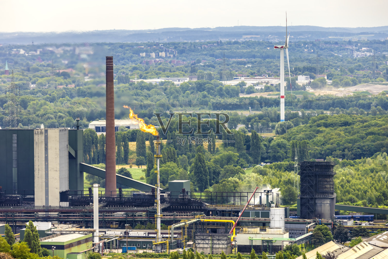Ruhrgebiet和发电厂照片摄影图片