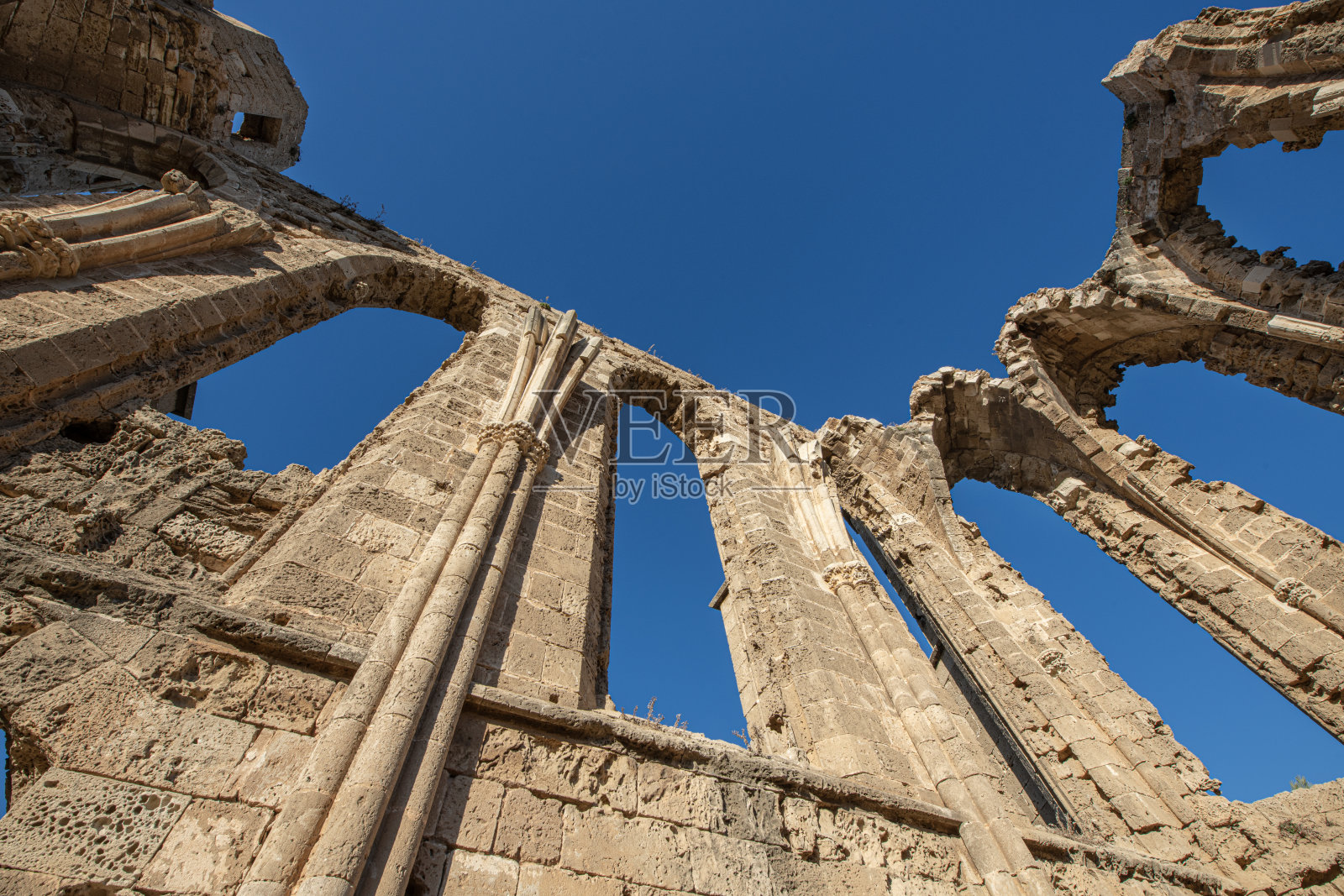 圣乔治教堂是法马古斯塔最早的教堂之一。它位于老城的北部,靠近奥赛罗塔。照片摄影图片