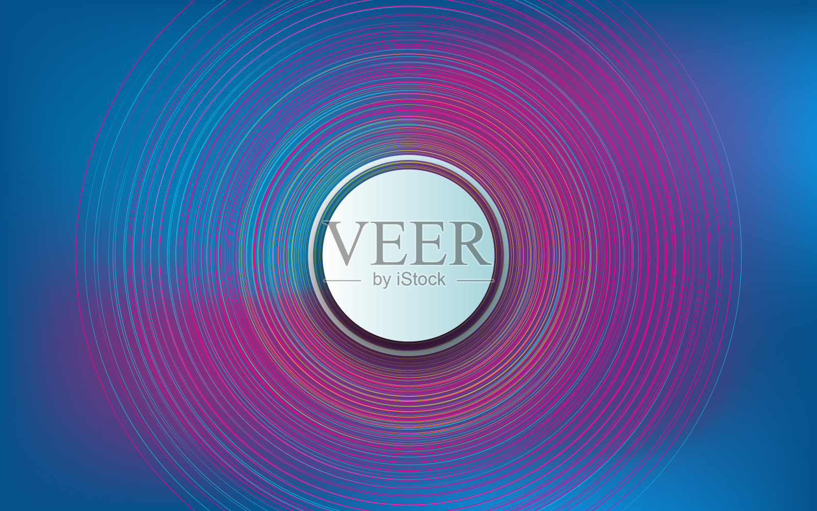 圆形抽象图案插画图片素材