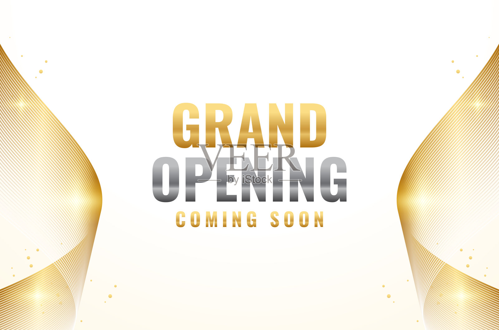 盛大开幕背景设计模板插画图片素材