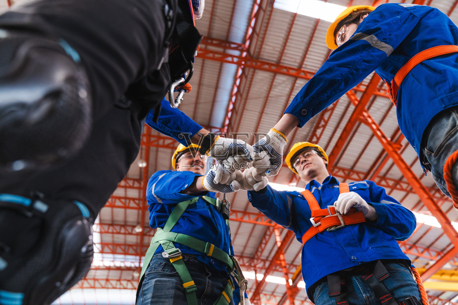 技术人员团队。照片摄影图片