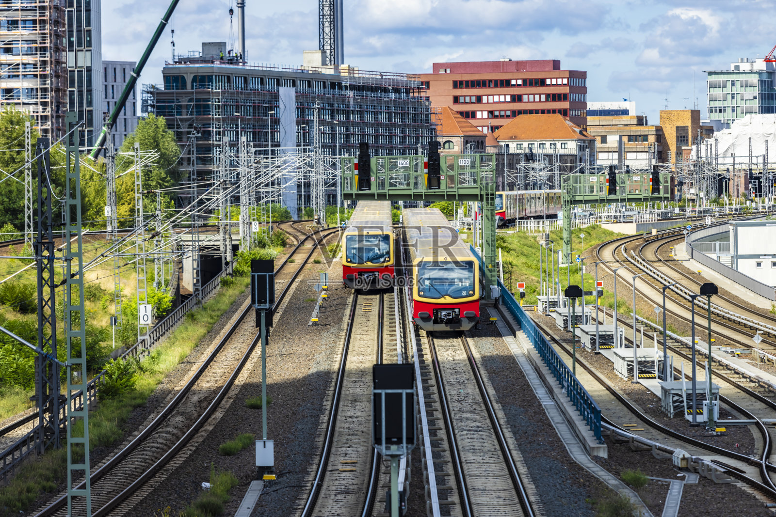 在柏林的S-Bahn照片摄影图片