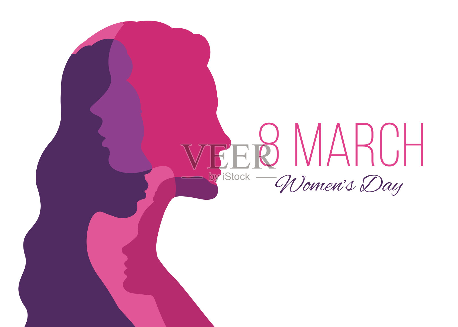 三八国际妇女节广告banner、宣传单设计模板插画图片素材