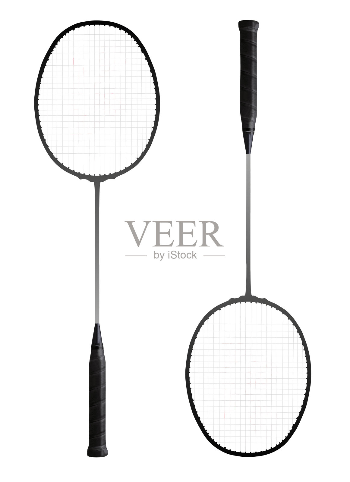 羽毛球拍的特写照片摄影图片